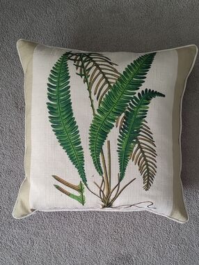 Bombay Company Botanical Fern Accent Pillow - Green, Set Of 2